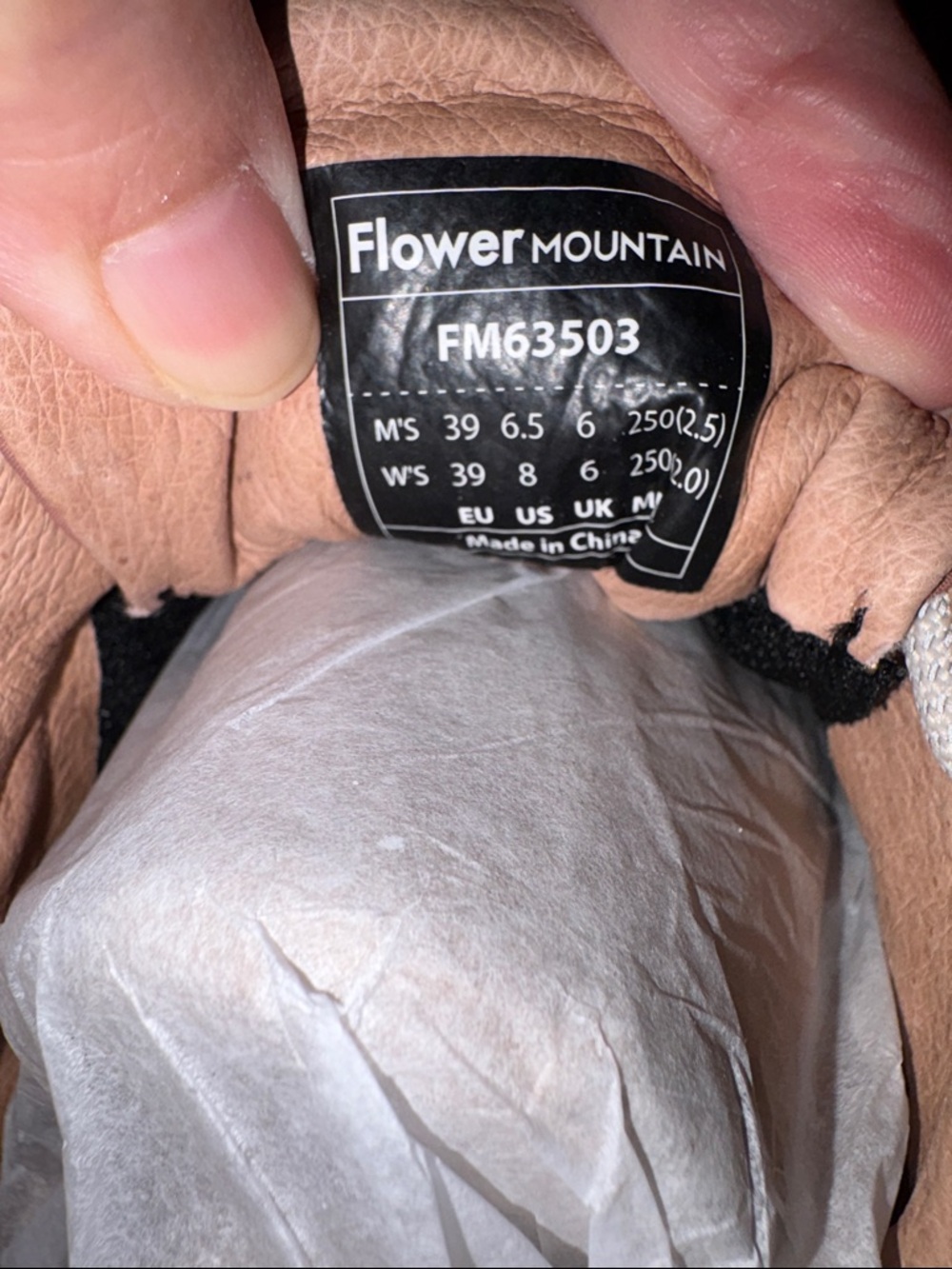 NWT Flower Mountain Yamano 3 Sneakers in Cream-Military-Pink - Picture 12 of 16